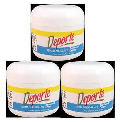 Roldan Deporte Crema Desodorante Antiperspirant Cream 3-Pack (0.28 oz each) Avelisse