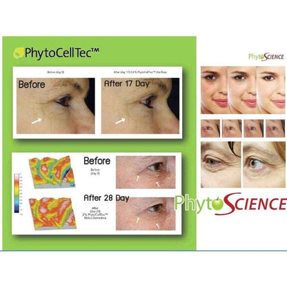 PhytoScience Double Stemcell Anti-Aging Serum - 14 Sachets - Advanced Skin Care for Youthful Radiance