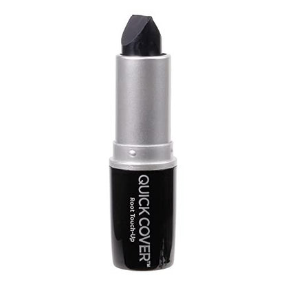 RED by Kiss Quick Cover Root Touch Up Stick – Water-Resistant Temporary Gray Hair Concealer for Roots & Beard, Long-Lasting Coverage, Easy Application (1 Pack, Black)