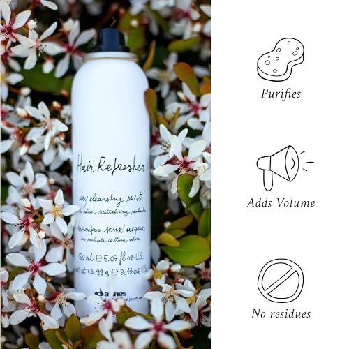 Davines Hair Refresher Dry Shampoo, Oil-Absorbing Volumizing Spray, Rice Starch Formula, No White Residue, 5.07 Fl Oz Avelisse