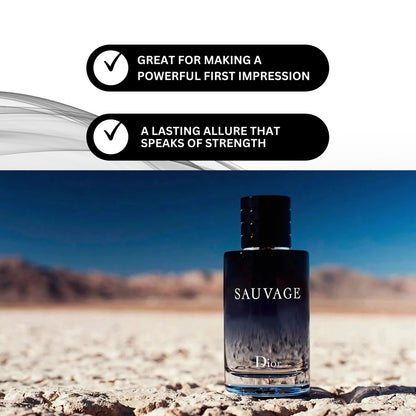 Dior Sauvage Eau de Toilette Splash Mini for Men, 10ml (0.34 Fl Oz) Avelisse