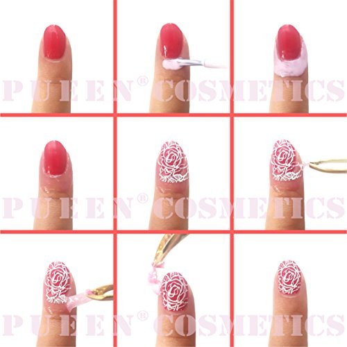 PUEEN Latex Tape Peel Off Cuticle Guard - Pink Skin Barrier Protector for Nail Art (15ml) - görsel 10