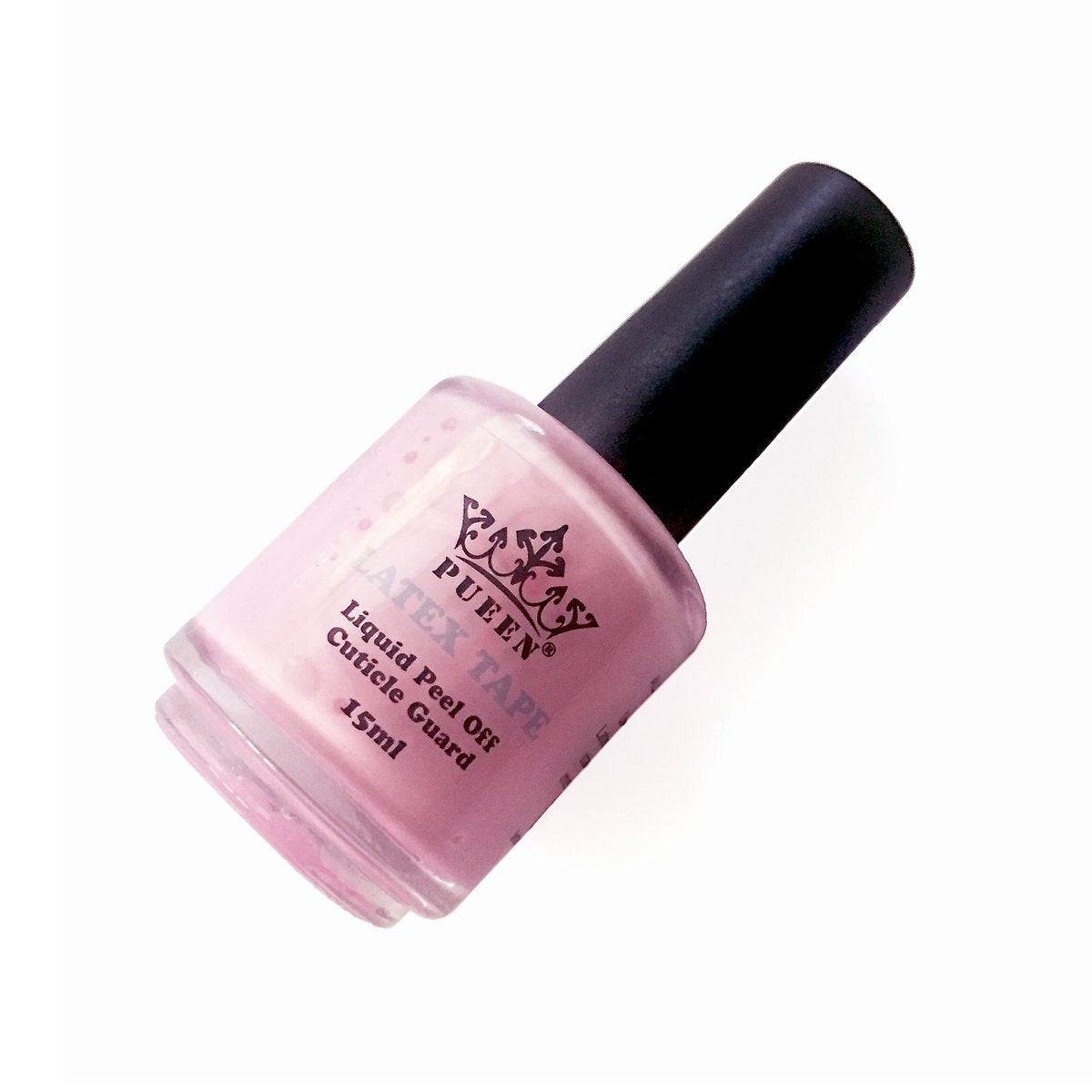 PUEEN Latex Tape Peel Off Cuticle Guard - Pink Skin Barrier Protector for Nail Art (15ml) - görsel 3