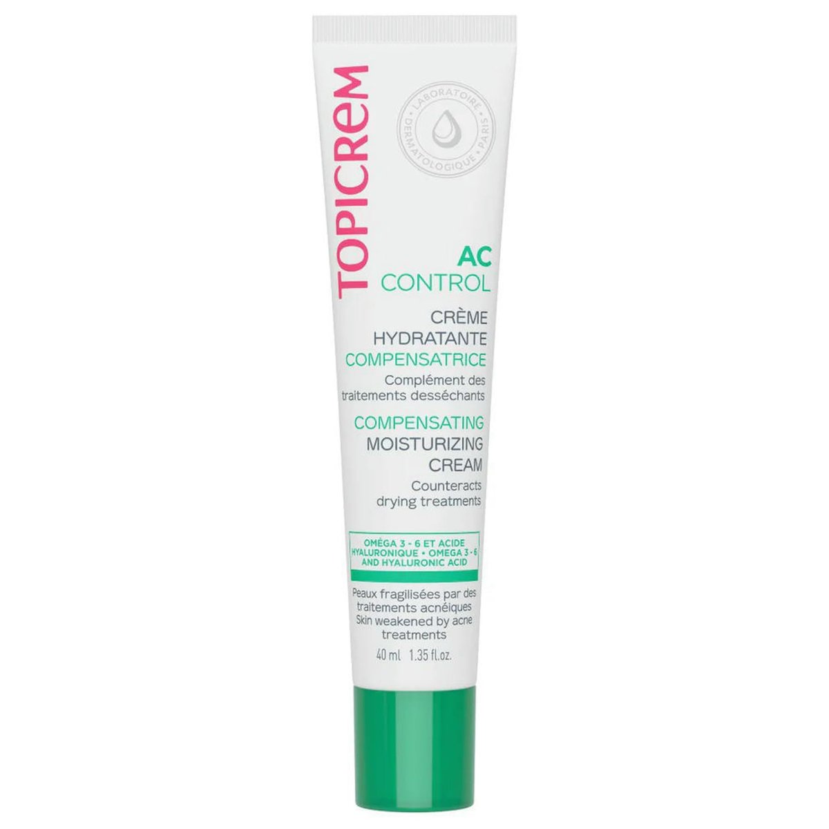 Topicrem AC Compensating Moisturizing Cream 40ml – Daily Hydration for Sensitive Skin - görsel 1
