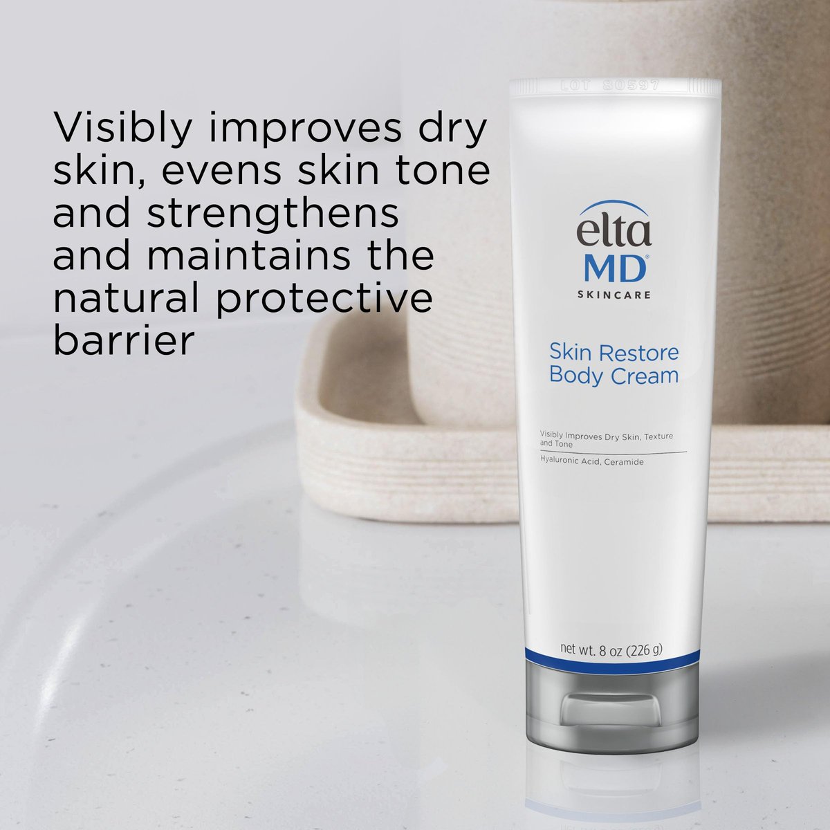 EltaMD Skin Restore Body Cream – Fragrance-Free Body Moisturizer with Hyaluronic Acid & Niacinamide for Sensitive Skin, 8 oz Avelisse
