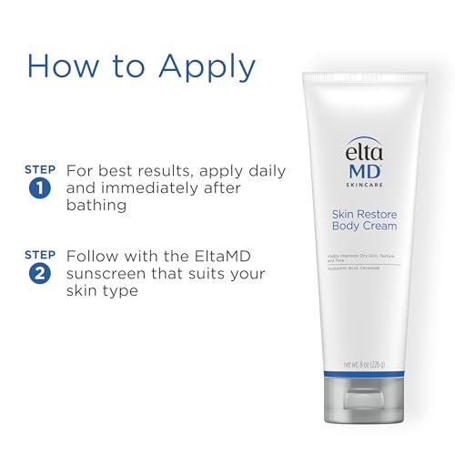 EltaMD Skin Restore Body Cream – Fragrance-Free Body Moisturizer with Hyaluronic Acid & Niacinamide for Sensitive Skin, 8 oz Avelisse