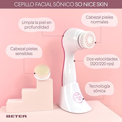 Better So Nice Skin Sonic Facial Brush – Gentle Silicone Cleansing Brush for Radiant Skin Avelisse
