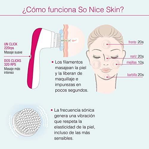 Better So Nice Skin Sonic Facial Brush – Gentle Silicone Cleansing Brush for Radiant Skin Avelisse