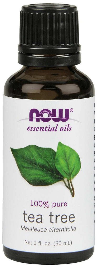 NOW Foods Tea Tree Oil, 1 Fluid Ounce (Pack of 2) - 100% Pure Essential Oil for Skin, Hair, and Aromatherapy