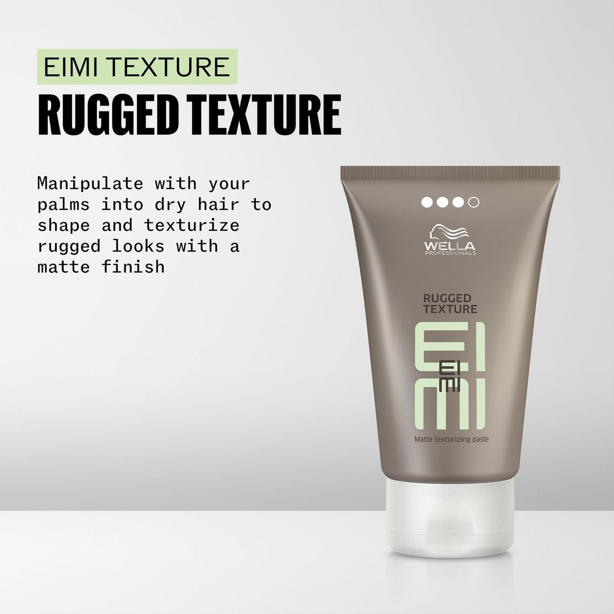 Wella Professionals EIMI Rugged Texture Matte Texturizing Paste - Strong Hold & Definition - 2.53 Fl Oz Avelisse