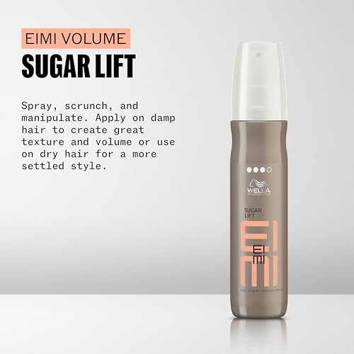 Wella Professionals EIMI Sugar Lift Spray - Strong Hold Volume & Texture Hair Styling Spray with Luminous Shine, Matte Finish, 5.07 Fl Oz Avelisse