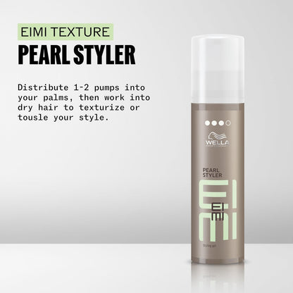 Wella Professionals EIMI Pearl Styler - Texture Styling Gel with Flexible Strong Hold, Volume & Glossy Shine, UV Protection, 3.59 Fl Oz Avelisse