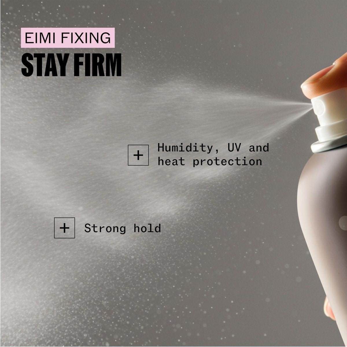 Wella Professionals EIMI Stay Firm Workable Finishing Hairspray – 24H Firm Hold, Fast Drying, Humidity Resistant, UV & Heat Protectant (9 oz) Avelisse