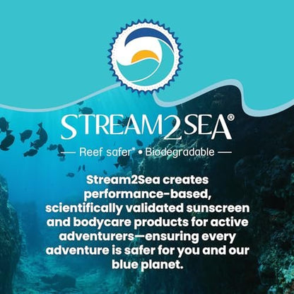 Stream2Sea Leave-In Hair Conditioner – Detangling & Moisturizing, Reef Safe, UV Protection, Sulfate & Paraben Free