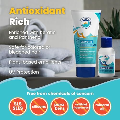 Stream2Sea Leave-In Hair Conditioner – Detangling & Moisturizing, Reef Safe, UV Protection, Sulfate & Paraben Free - görsel 5