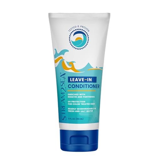 Stream2Sea Leave-In Hair Conditioner – Detangling & Moisturizing, Reef Safe, UV Protection, Sulfate & Paraben Free - görsel 1