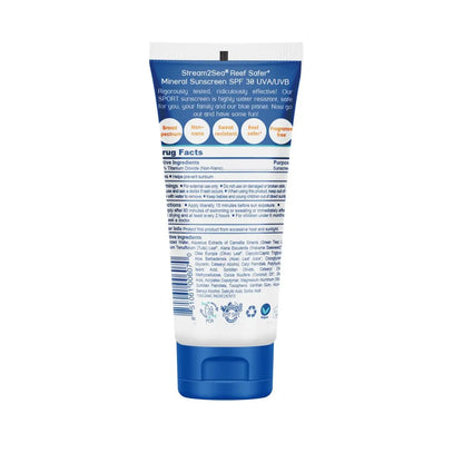 STREAM 2 SEA SPF 30 Biodegradable Mineral Sunscreen - 3 Fl Oz Non-Greasy & Moisturizing Reef Safe Sunscreen for Face and Body UVA/UVB Protection Avelisse