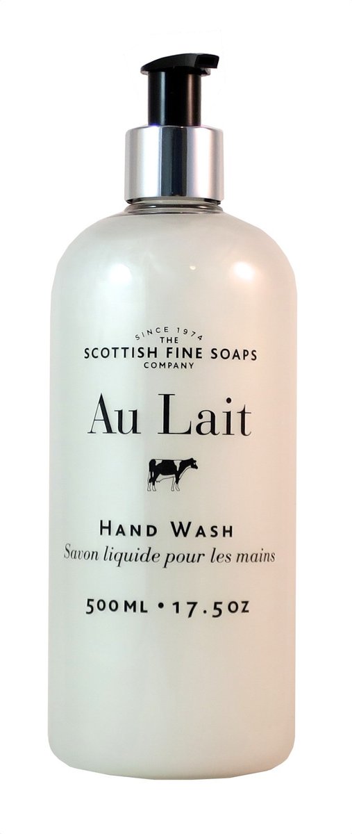 Scottish Fine Soaps Au Lait Liquid Hand Wash - XLARGE (500ml/17.5 oz) Avelisse