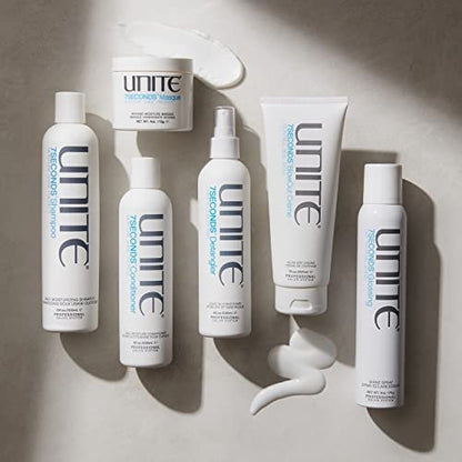 UNITE Hair 7SECONDS Conditioner – Lightweight Conditioning Formula for Smooth, Soft, Shiny Hair with UV & Heat Protection (8 Fl Oz) Avelisse