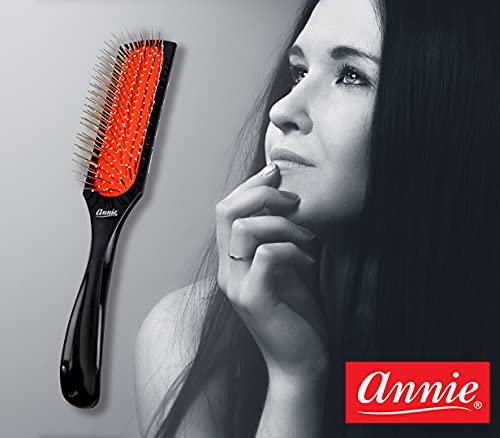 Annie Wire Cushion Wig Brush – Gentle Detangling for Fine, Curly, Thick & Wavy Hair - görsel 10