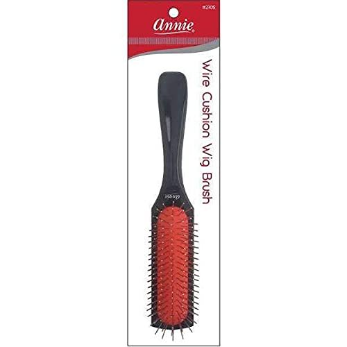 Annie Wire Cushion Wig Brush – Gentle Detangling for Fine, Curly, Thick & Wavy Hair - görsel 6