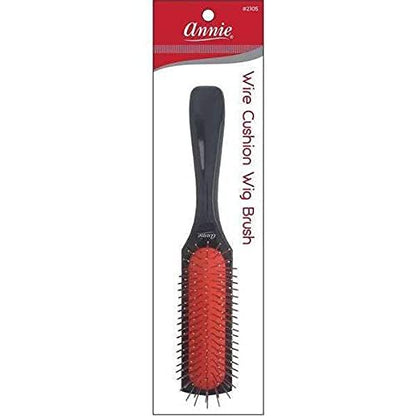 Annie Wire Cushion Wig Brush – Gentle Detangling for Fine, Curly, Thick & Wavy Hair