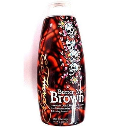 Ed Hardy Butter Me Brown Indoor Tanning Bed Lotion Bronzer - 10 Oz Avelisse