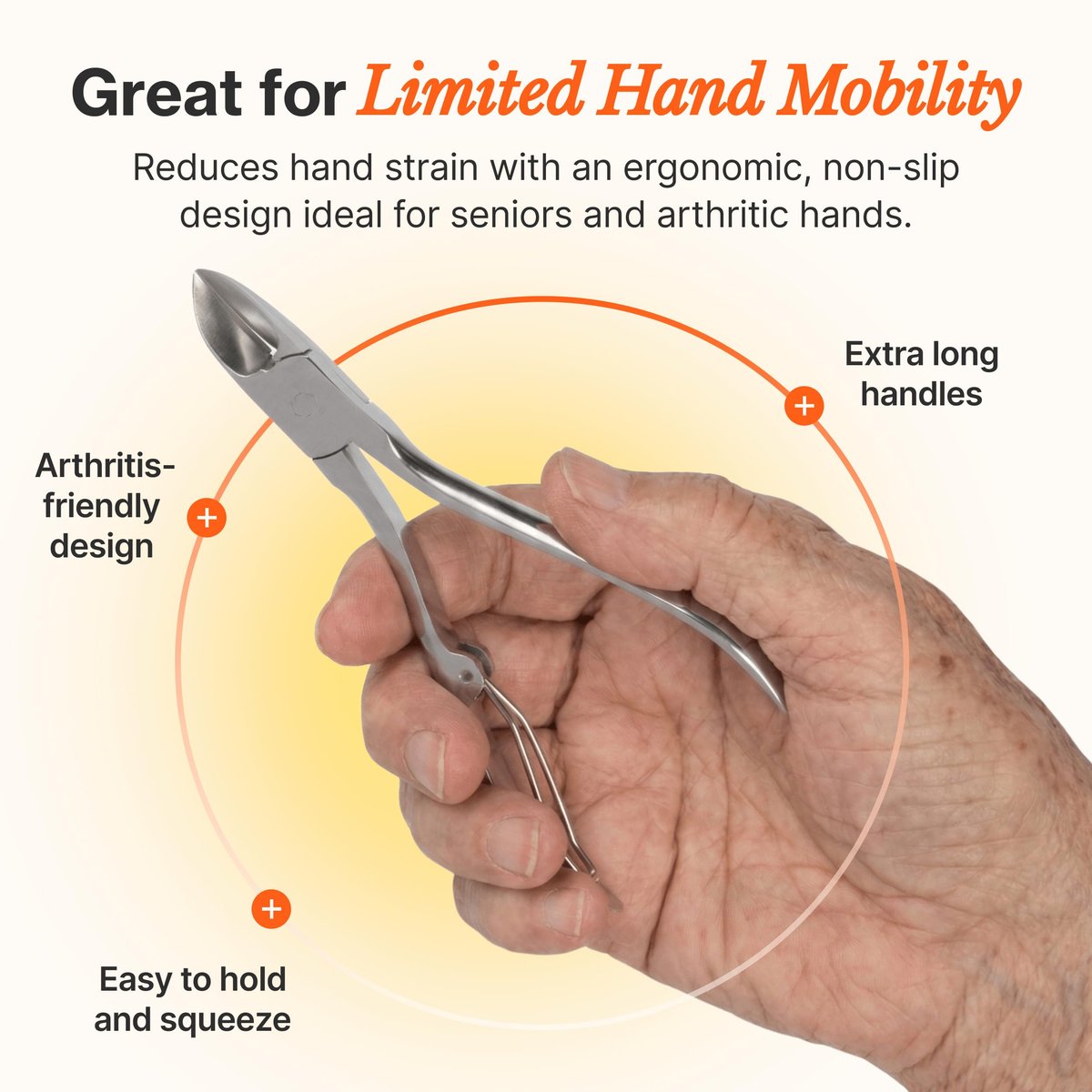 Fox Medical Equipment Toenail Clippers for Thick Nails – Medical Grade Stainless Steel Nail Nippers, Trusted by Podiatrists for Seniors, Men, and Women Avelisse