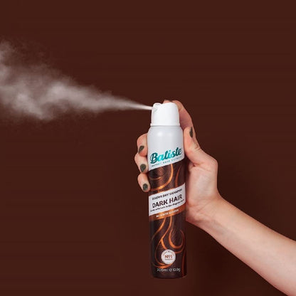 Batiste Dry Shampoo for Dark & Deep Brown Hair - 200ml (6.7oz)