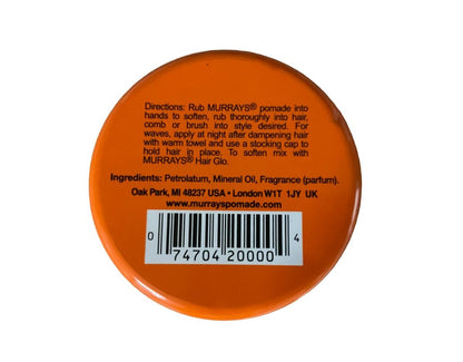 Murray's Superior Hair Dressing Pomade Travel Size - 1.125 oz for Classic Hold & Shine