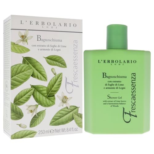 L'Erbolario Frescaessenza Energizing Shower Gel – Toning Body Wash with Plant Extracts and Vitamin E, Woody Citrus Scent, 8.4 oz - görsel 6
