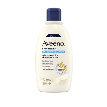 Aveeno Skin Relief Soothing Shampoo – Gentle Daily Cleanse for Sensitive Scalps, 10.14 fl oz Avelisse