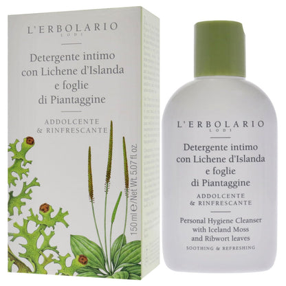 L'Erbolario Personal Hygiene Cleanser – Gentle Daily Wash for Soft, Refreshed Skin | Silicone & Paraben Free | 5.07 oz