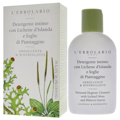 L'Erbolario Personal Hygiene Cleanser – Gentle Daily Wash for Soft, Refreshed Skin | Silicone & Paraben Free | 5.07 oz