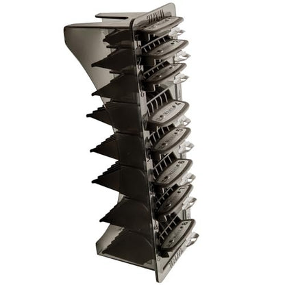 Wahl Professional #1-#8 Premium Cutting Guides with Durable Metal Clips and Organizer Avelisse