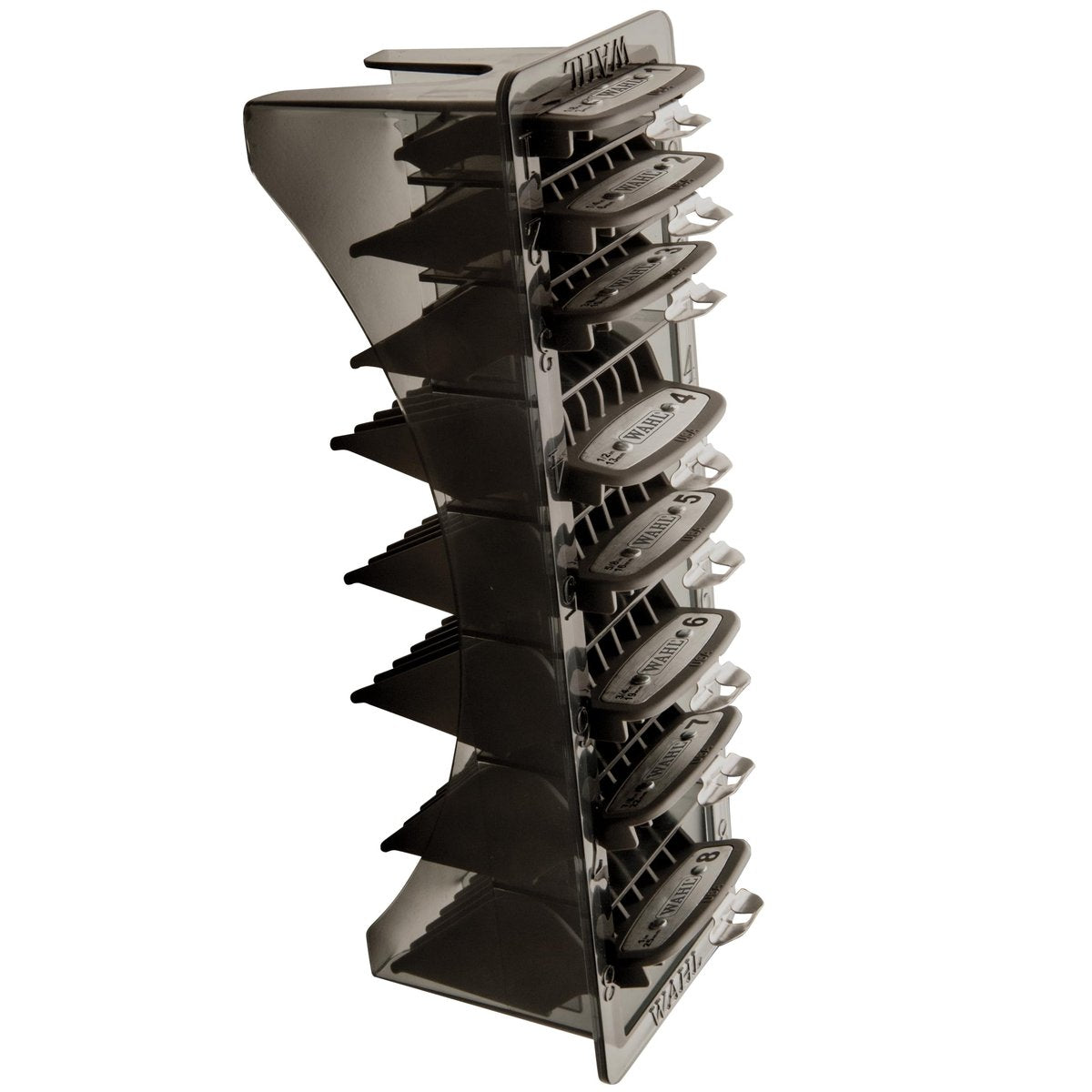 Wahl Professional #1-#8 Premium Cutting Guides with Durable Metal Clips and Organizer Avelisse