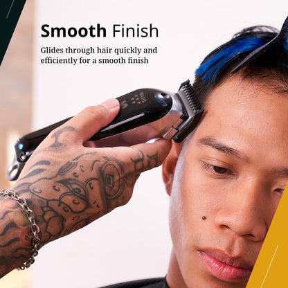 Wahl Professional #1-#8 Premium Cutting Guides with Durable Metal Clips and Organizer Avelisse