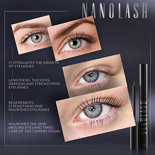 Nanolash Eyelash Growth Serum Conditioner – Enhance Lashes & Brows, 3ml Avelisse