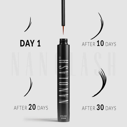 Nanolash Eyelash Growth Serum Conditioner – Enhance Lashes & Brows, 3ml Avelisse