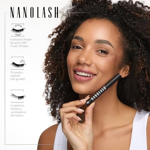Nanolash Eyelash Growth Serum Conditioner – Enhance Lashes & Brows, 3ml Avelisse