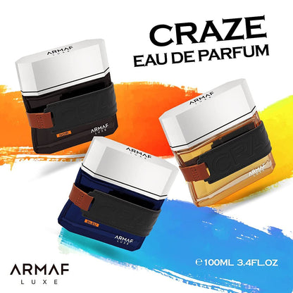 Armaf Craze Men Eau de Parfum Spray 3.4 oz