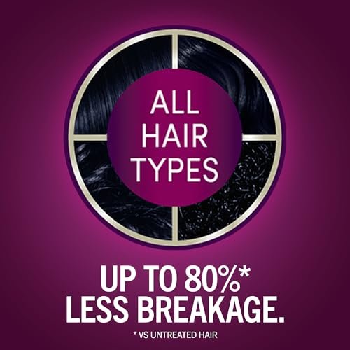 Schwarzkopf Keratin Permanent Hair Dye Cream, 1.1 Midnight Black - Professional Gray Coverage with Bond Enforcing System - görsel 6