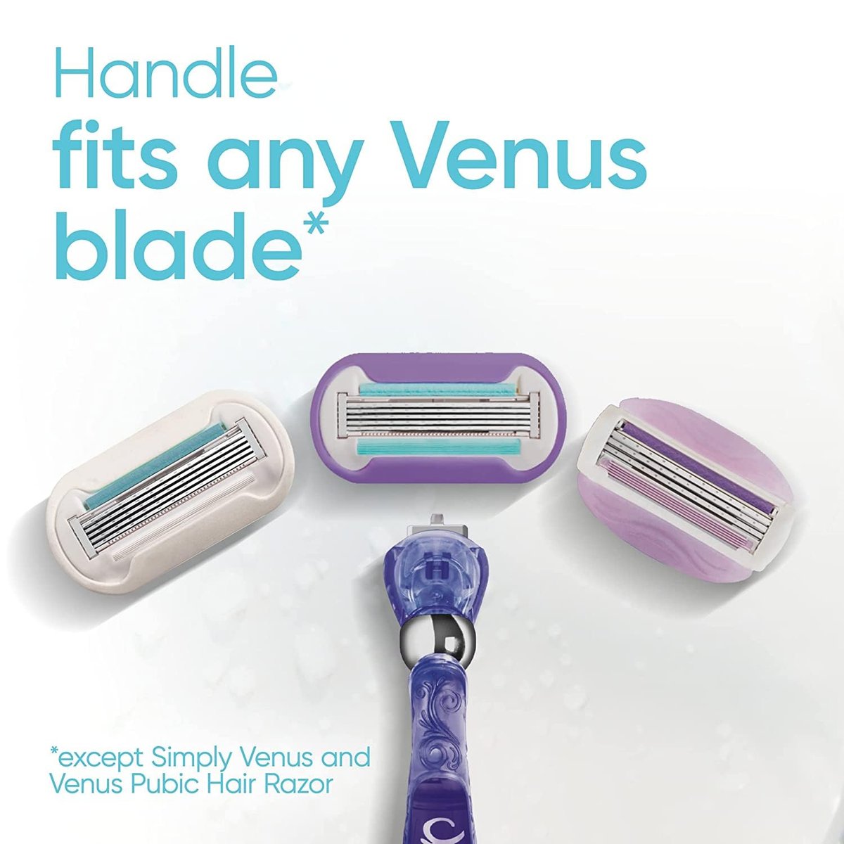 Gillette Venus Swirl Women's Razor 6 Count - Smooth, Close Shave with Flexible Head Avelisse