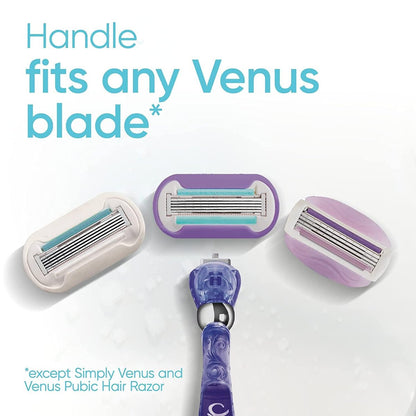 Gillette Venus Swirl Women's Razor 6 Count - Smooth, Close Shave with Flexible Head Avelisse