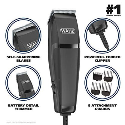 Wahl Combo Pro 14 Piece Complete Styling Kit - Professional Hair Cutting & Trimming Set #79450 Avelisse