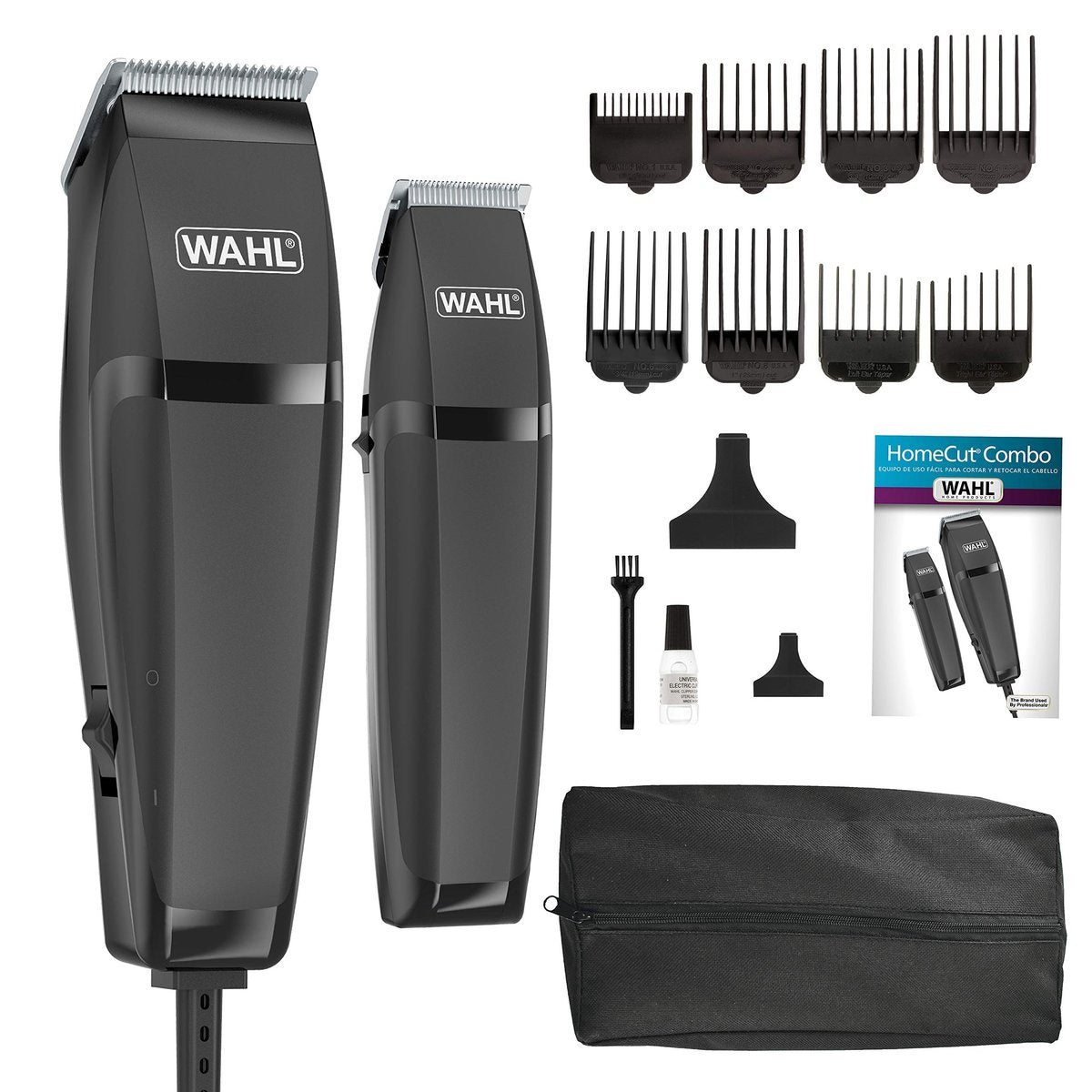 Wahl Combo Pro 14 Piece Complete Styling Kit - Professional Hair Cutting & Trimming Set #79450 Avelisse