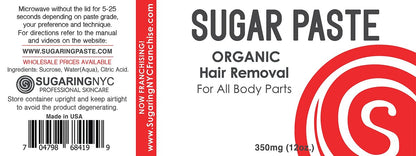 Sugaring Paste for Bikini, Legs, Brazilian, Arms and Back – 12oz by Sugaring NYC Avelisse