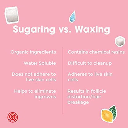 Sugaring NYC Natural Sugaring Paste 1.3 kg (45 oz) – Soft Formula for Legs, Arms, Back, Stomach – 100% Natural Hair Removal Avelisse
