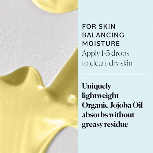 Sky Organics Organic Jojoba Oil, 100% Pure - Moisturizing for Face, Hair, Skin & Nails - Natural Cold Pressed Hexane Free - Base Carrier Oil, 4 Fl Oz Avelisse