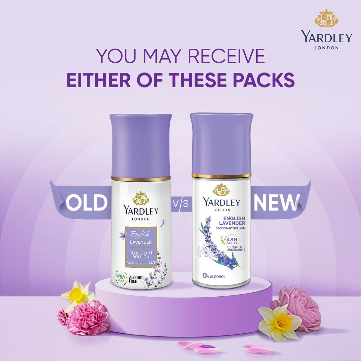 Yardley London English Lavender Deodorant Roll-On - 1.7 oz Aluminum-Free Deodorant for Men & Women - görsel 16